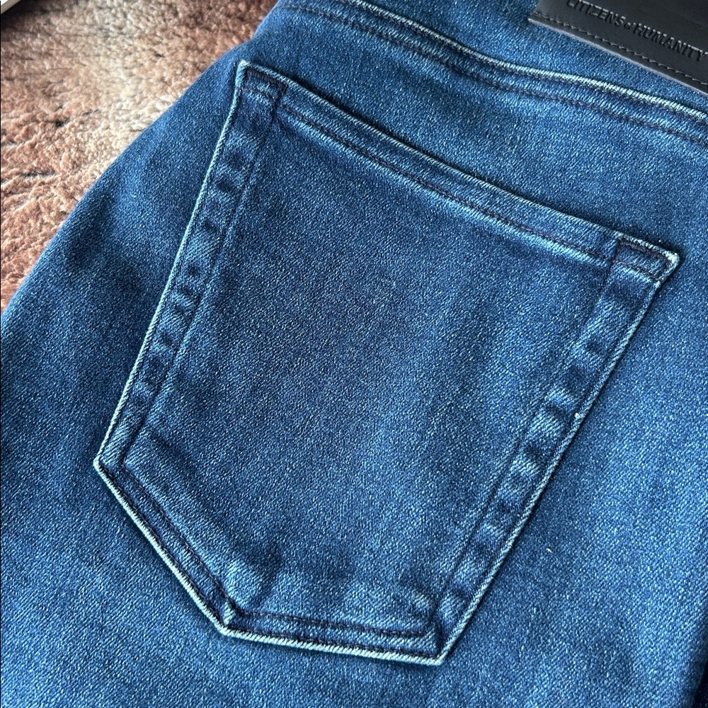 Citizens of Humanity Raven Patch Pocket Wide Leg Jeans Regency - Picture 7 of 13